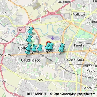 Mappa Via Alessandro Manzoni, 10093 Collegno TO, Italia (1.26909)