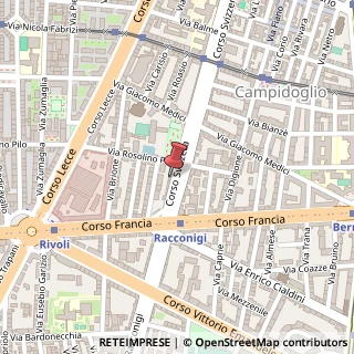 Mappa Corso Svizzera, 11, 10143 Torino, Torino (Piemonte)