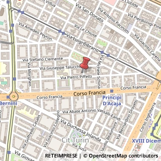Mappa Via Pietro Bagetti, 10, 10143 Torino, Torino (Piemonte)