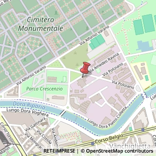 Mappa Via Amedeo Ravina, 14, 10153 Torino, Torino (Piemonte)