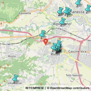 Mappa Corso Alcide de Gasperi, 10098 Rivoli TO, Italia (2.34765)