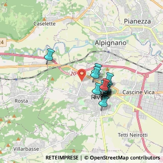 Mappa Corso Alcide de Gasperi, 10098 Rivoli TO, Italia (1.34533)