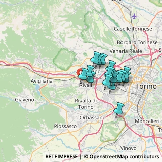 Mappa Corso Alcide de Gasperi, 10098 Rivoli TO, Italia (5.69529)