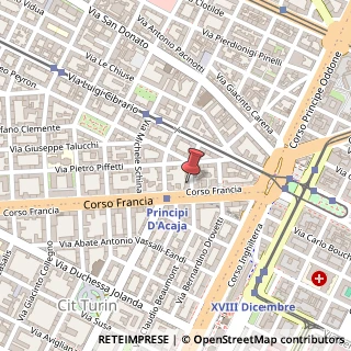 Mappa Via Claudio Beaumont, 10, 10143 Torino, Torino (Piemonte)