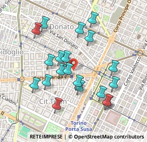 Mappa Via Principi d'Acaja, 10064 Torino TO, Italia (0.4545)