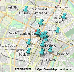 Mappa Via Principi d'Acaja, 10064 Torino TO, Italia (1.56176)