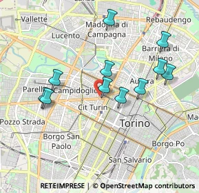 Mappa Via Principi d'Acaja, 10064 Torino TO, Italia (1.81091)