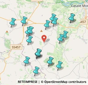 Mappa Via Olearo, 15030 Sala Monferrato AL, Italia (4.119)