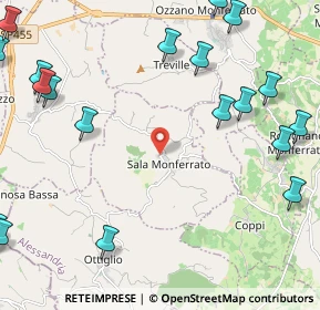 Mappa Via Olearo, 15030 Sala Monferrato AL, Italia (3.2705)