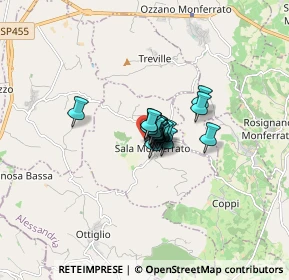 Mappa Via Olearo, 15030 Sala Monferrato AL, Italia (0.58421)