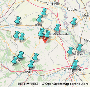 Mappa Via Olearo, 15030 Sala Monferrato AL, Italia (18.2125)