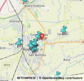Mappa Via dell'Ippodromo, 45100 Rovigo RO, Italia (1.86091)
