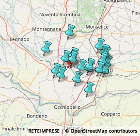 Mappa Via Amendola, 45026 Lendinara RO, Italia (9.7205)