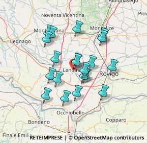 Mappa Via Amendola, 45026 Lendinara RO, Italia (11.594)
