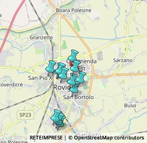 Mappa Via Bonifacio Giovanni, 45100 Rovigo RO, Italia (1.4575)