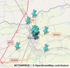 Mappa Via Bonifacio Giovanni, 45100 Rovigo RO, Italia (1.85769)