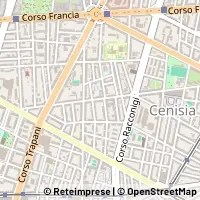 Mapa Torino