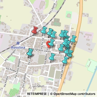 Mappa Via I. Zanini, 45010 Rosolina RO, Italia (0.18)