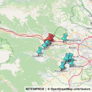 Mappa Via A. Bonaudo, 10051 Avigliana TO, Italia (6.70583)