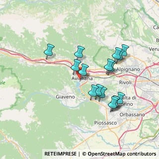 Mappa Via A. Bonaudo, 10051 Avigliana TO, Italia (6.90813)