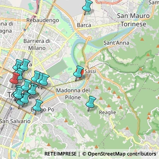 Mappa Via Giovenale Ancina, 10153 Torino TO, Italia (2.994)