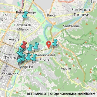 Mappa Via Giovenale Ancina, 10153 Torino TO, Italia (2.37143)