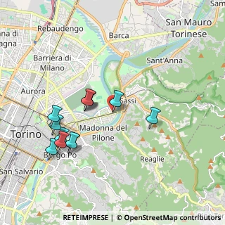 Mappa Via Giovenale Ancina, 10153 Torino TO, Italia (1.87833)
