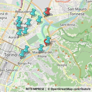 Mappa Via Giovenale Ancina, 10153 Torino TO, Italia (2.32538)