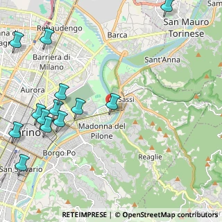 Mappa Via Giovenale Ancina, 10153 Torino TO, Italia (2.89154)