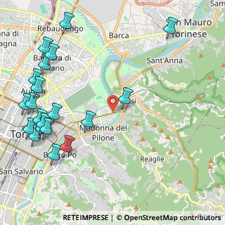 Mappa Via Giovenale Ancina, 10153 Torino TO, Italia (2.895)
