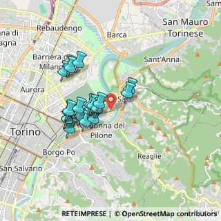 Mappa Via Giovenale Ancina, 10153 Torino TO, Italia (1.4305)