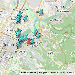 Mappa Via Giovenale Ancina, 10153 Torino TO, Italia (2.1235)