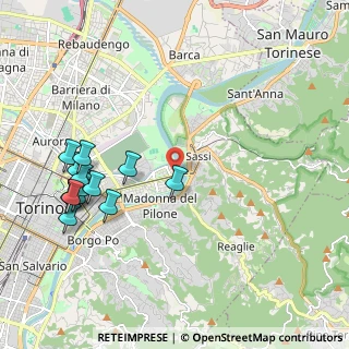 Mappa Via Giovenale Ancina, 10153 Torino TO, Italia (2.365)