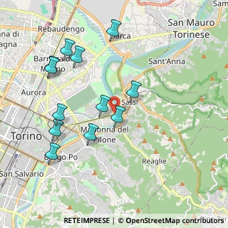 Mappa Via Giovenale Ancina, 10153 Torino TO, Italia (2.06417)