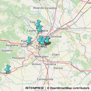 Mappa Via Giovenale Ancina, 10153 Torino TO, Italia (28.81182)
