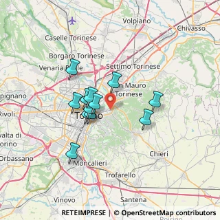 Mappa Via Giovenale Ancina, 10153 Torino TO, Italia (5.29083)
