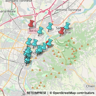 Mappa Via Giovenale Ancina, 10153 Torino TO, Italia (3.39105)