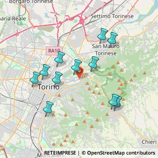 Mappa Via Giovenale Ancina, 10153 Torino TO, Italia (3.78909)