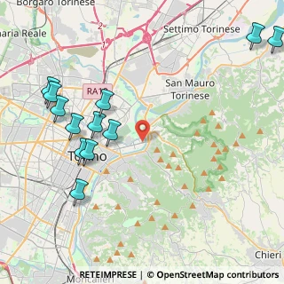 Mappa Via Giovenale Ancina, 10153 Torino TO, Italia (5.18167)