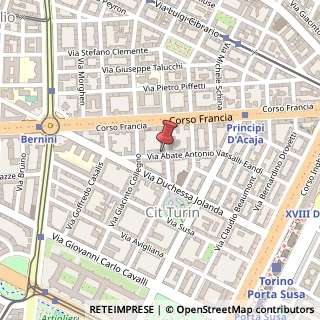 Mappa Via Abate Antonio Vassalli Eandi, 28, 10138 Torino, Torino (Piemonte)