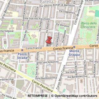 Mappa Corso Francia, 226, 10146 Torino, Torino (Piemonte)