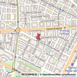 Mappa Via Duchessa Jolanda, 21, 10138 Torino, Torino (Piemonte)