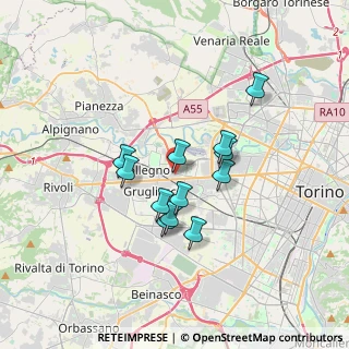 Mappa Via Paolo Losa.civico, 10093 Collegno TO, Italia (2.68)