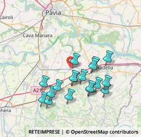 Mappa Strada Provinciale, 27041 Barbianello PV, Italia (6.85444)