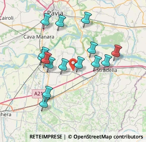 Mappa Strada Provinciale, 27041 Barbianello PV, Italia (6.88333)