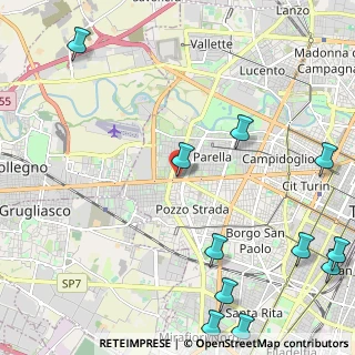 Mappa Corso Francia, 10132 Torino TO, Italia (3.24727)
