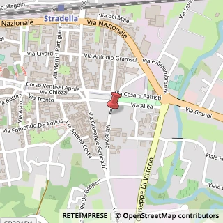Mappa Via G. Bovio, 16, 27049 Stradella, Pavia (Lombardia)