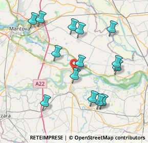 Mappa Via Molinara, 46031 Bagnolo San Vito MN, Italia (8.11429)