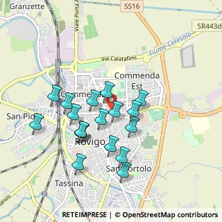 Mappa Via Monti, 45100 Rovigo RO, Italia (0.83389)
