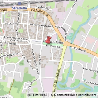 Mappa Viale Allea, 17, 27049 Stradella, Pavia (Lombardia)